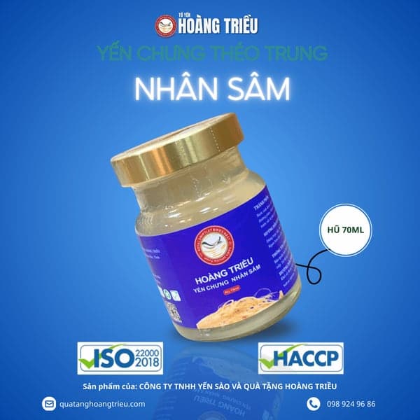 Yến chưng tiệt trùng