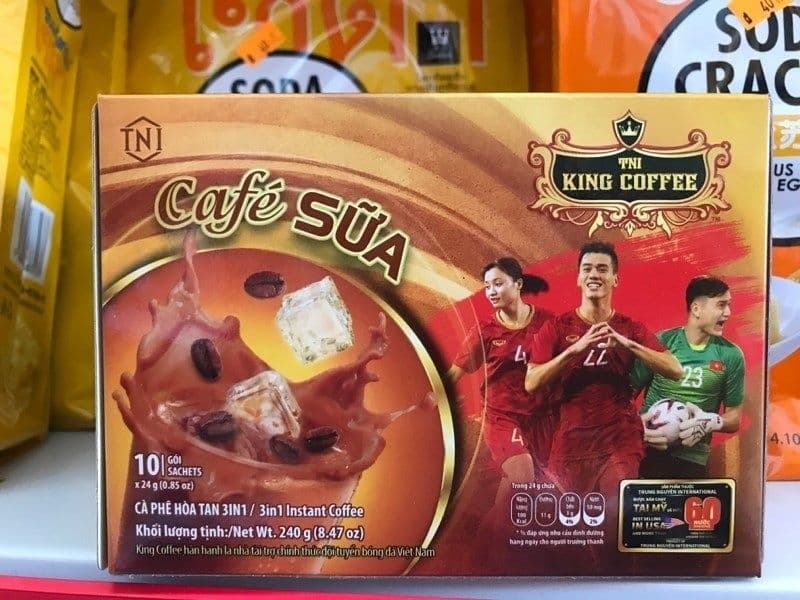 Cà phê sữa tni King Coffee 3 in 1 240g King Coffee