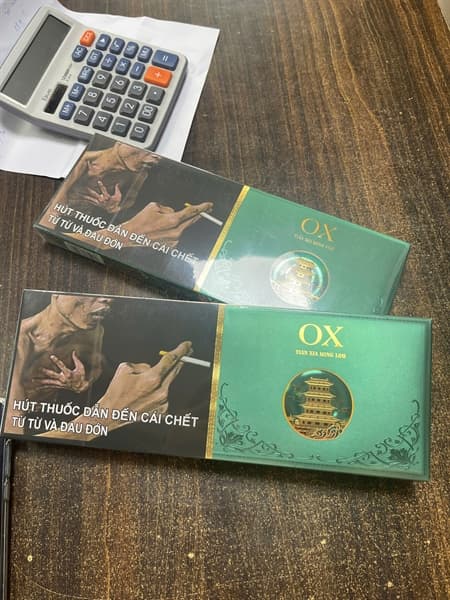 Thuốc lá Ox xanh OX