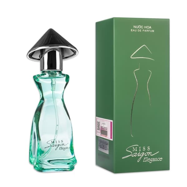 Nước hoa Miss Sài Gòn Elegance màu xanh lá cây- N6
