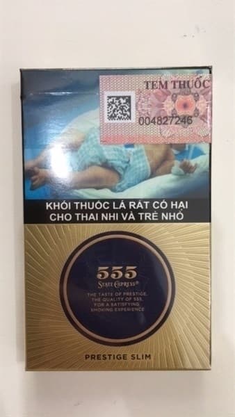 THUỐC LÁ 555 DẸP ĐIẾU NHỎ 555 PRESTIGE SLIM 555