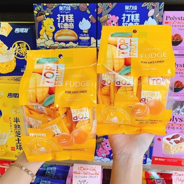 KẸO DẺO TOP FRUIT VỊ XOÀI GÓI 280g