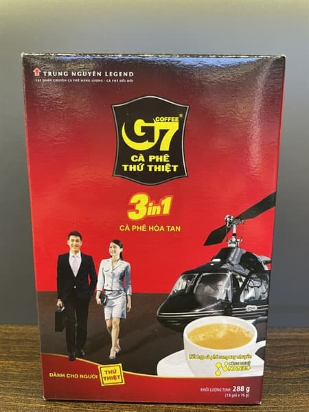 Cà phê G7- 288g ( 18 gói*16g) G7