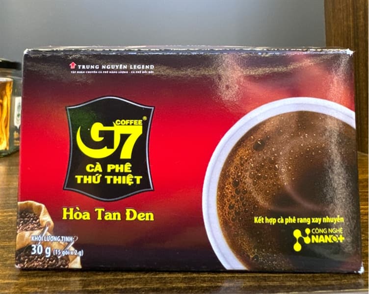 Cà phê đen trung nguyên 15 gói