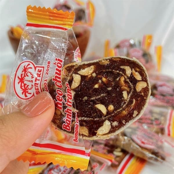 Kẹo chuối cuộn