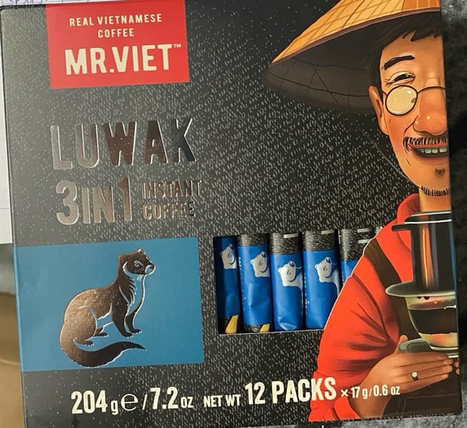 MR.VIET 3IN1 luwak instant coffee 204g MR.VIET 3