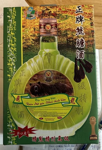 Rượu thuốc mật gấu