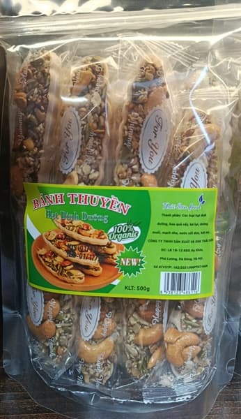 Bánh thuyền hạt dinh dưỡng gói 500g
