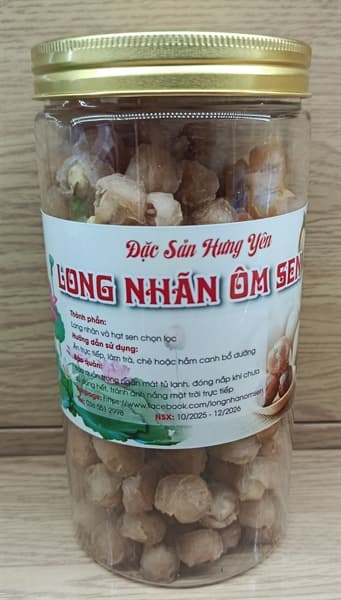 Long nhãn bọc hạt sen 500g