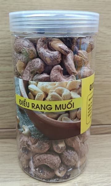 HẠT ĐIỀU RANG MUỐI-420GR lọ