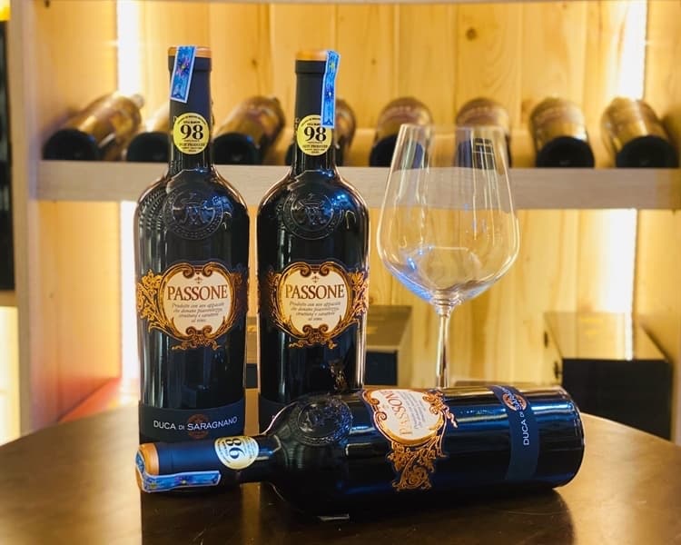 Rượu vang ngọt passone Puglia 750ml