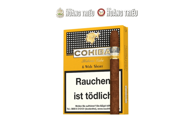 Xì gà cohiba 6 wide short
