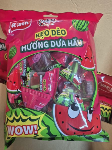 Kẹo dẻo hương dưa hấu Risen 280g