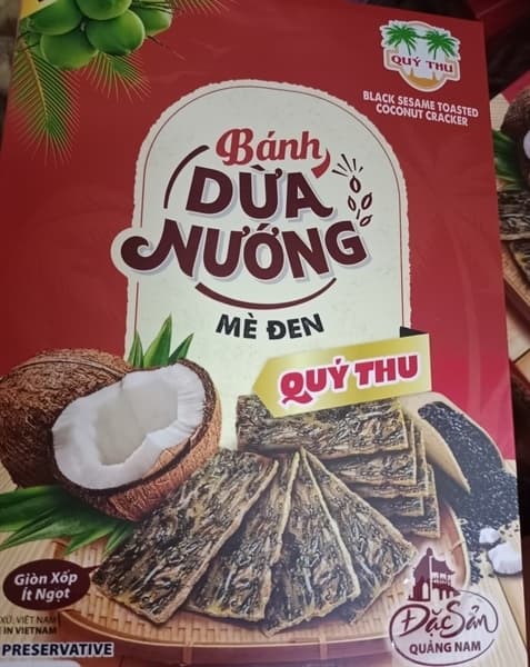 Bánh dừa mè đen quý thu hộp 180G