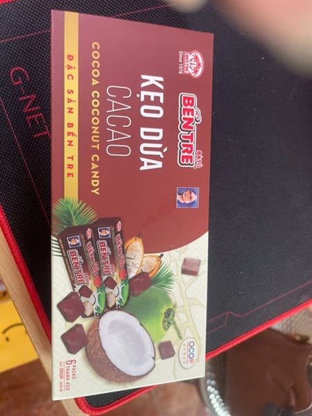 Kẹo dừa 6 Thanh cacao