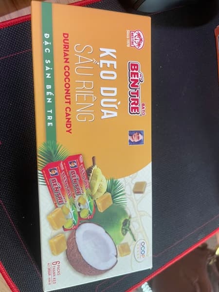 Kẹo dừa 6 Thanh sầu riêng