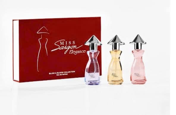 Bộ sưu tập Nước hoa Miss Saigon Elegance - Blush & Bloom (3 chai x 15ml)