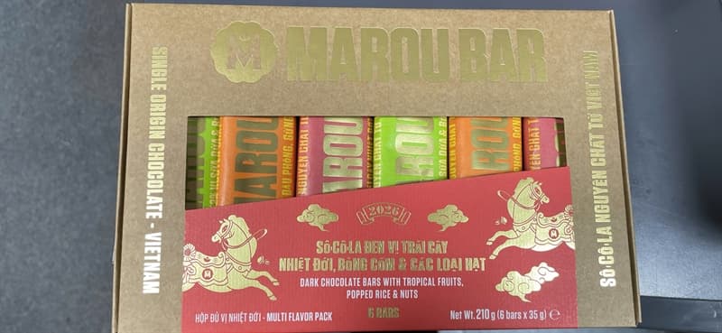 Marou Hộp quà socola box 6X35G 210g