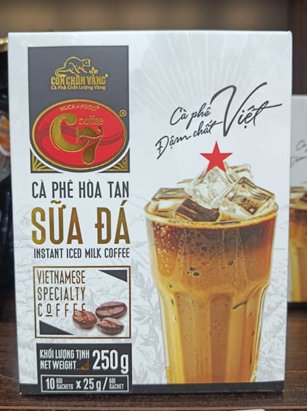 Cà phê hòa tan 3IN1 sữa đá C7 hộp 250g G8 C7 3