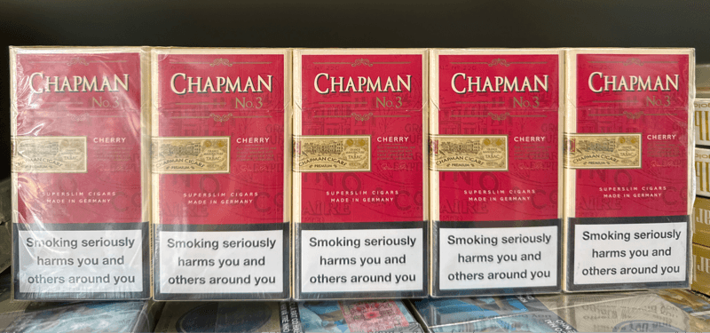 Thuốc lá chapman no.3 cherry chap đỏ Chapman No.3