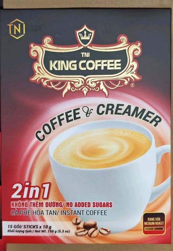 Cafe King coffee 2IN1 instant coffee & creamer - box 15 stick