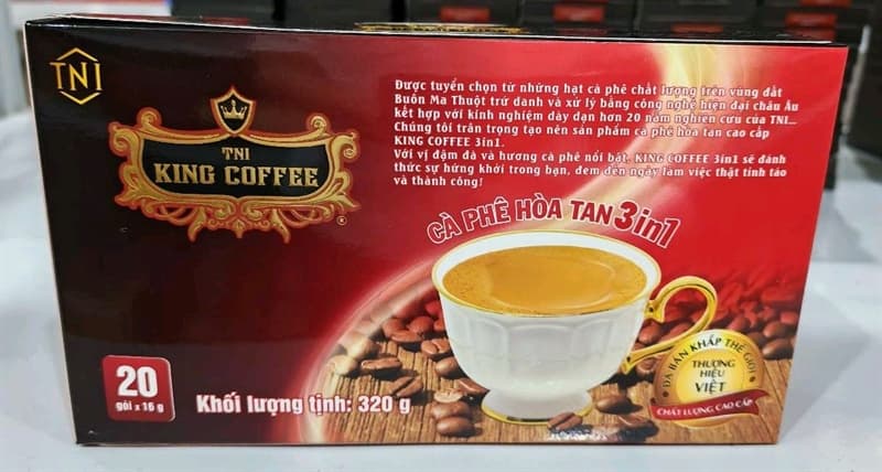 Cà phê King Coffee 3IN1 320g King Coffee 3