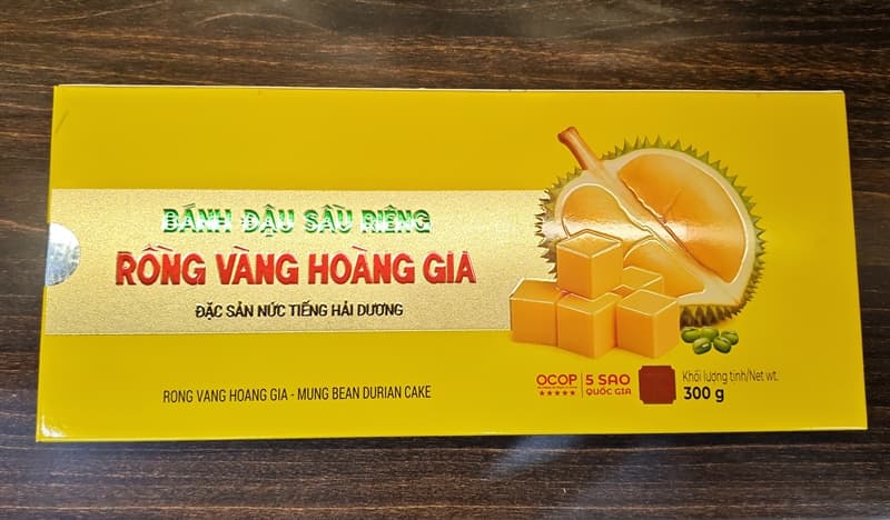 Bánh đậu xanh sầu riêng 300g