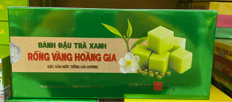 Bánh đậu trà xanh