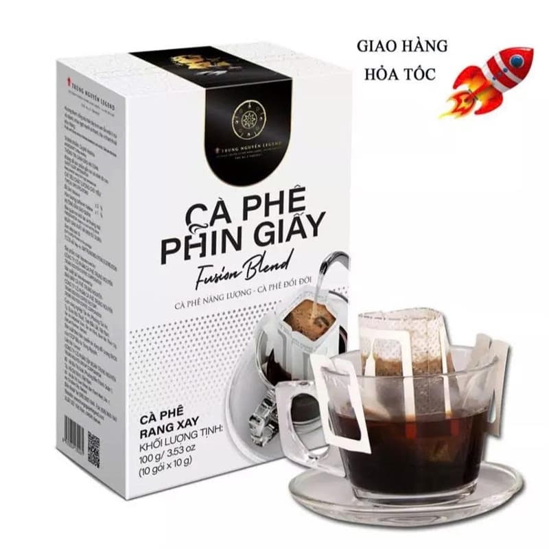 Cf- phin giấy Paper filter coffee Fusion Blend Trung Nguyên 100g T8