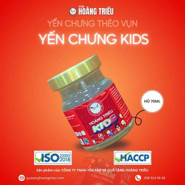 Yến vụn- Yến chưng tiệt trùng- Kid