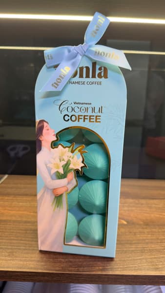 Hộp cà phê Nonla 8 viên Coconut coffee Nonla