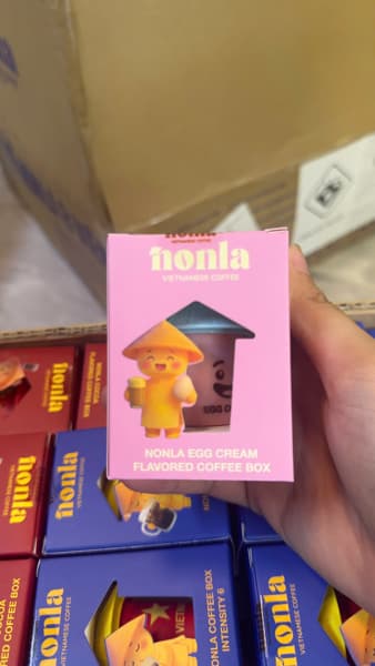 Hộp cà phê Nonla 1 viên vị Kem Trứng Nonla