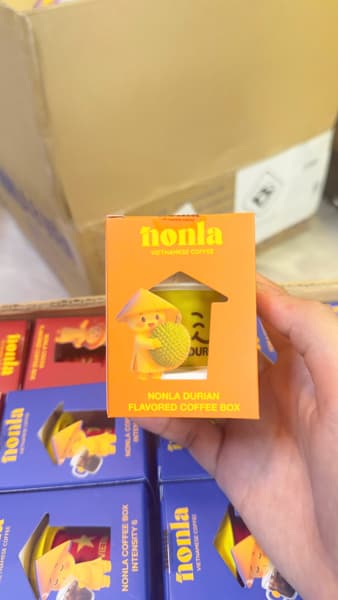 Hộp cà phê Nonla 1 viên vị Sầu riêng Nonla