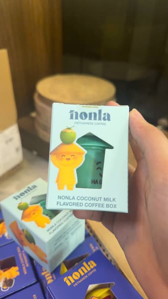 Hộp cà phê Nonla 1 viên vị Sữa dừa Nonla