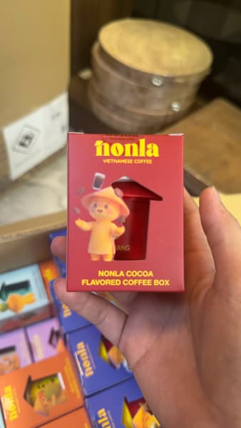 Hộp cà phê Nonla 1 viên vị Cacao Nonla