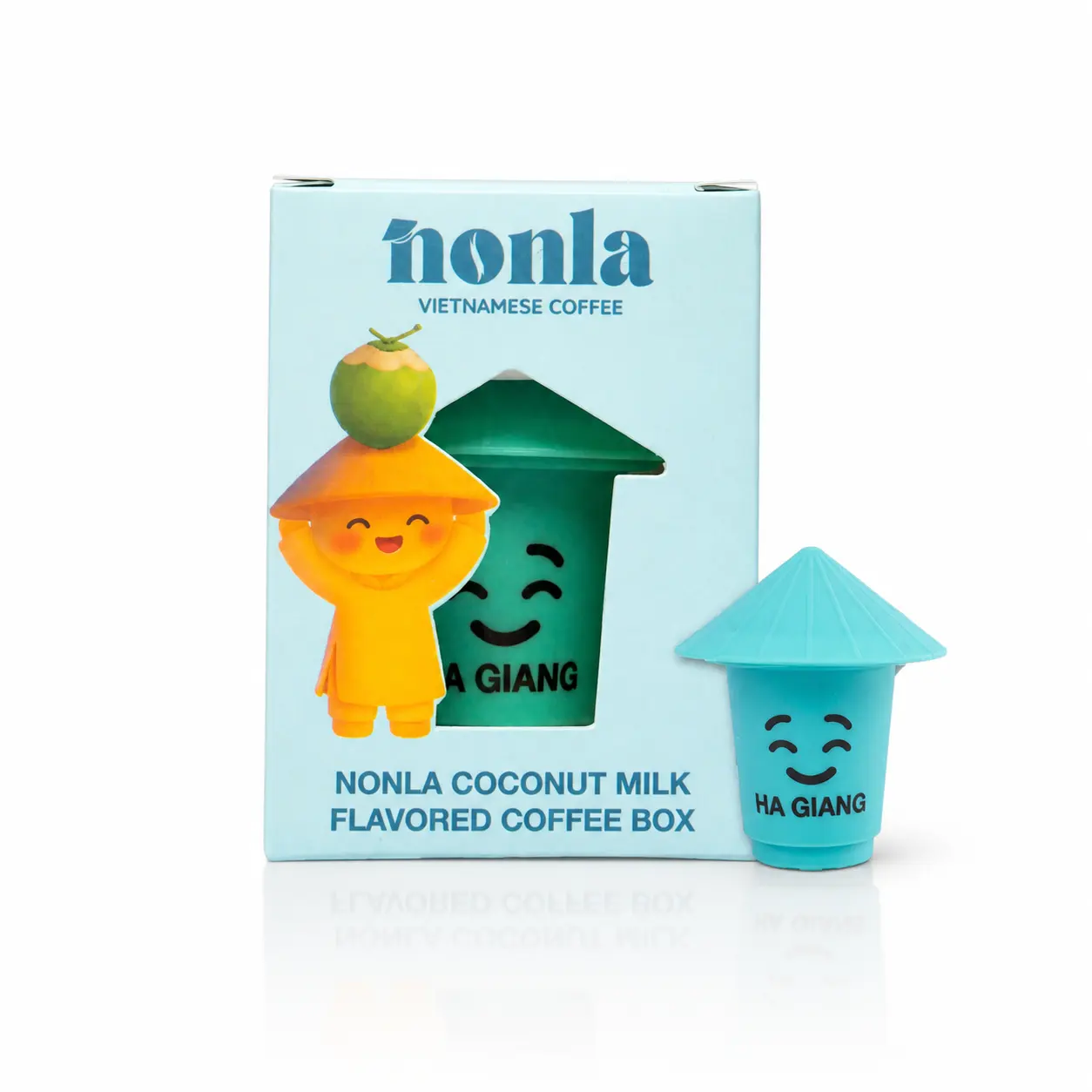 Hộp cà phê Nonla 1 viên vị Sữa dừa Nonla