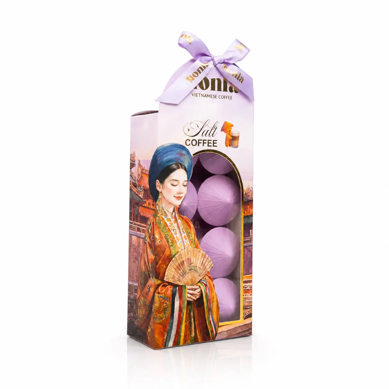 Hộp cà phê Nonla 8 viên Salt coffee Nonla