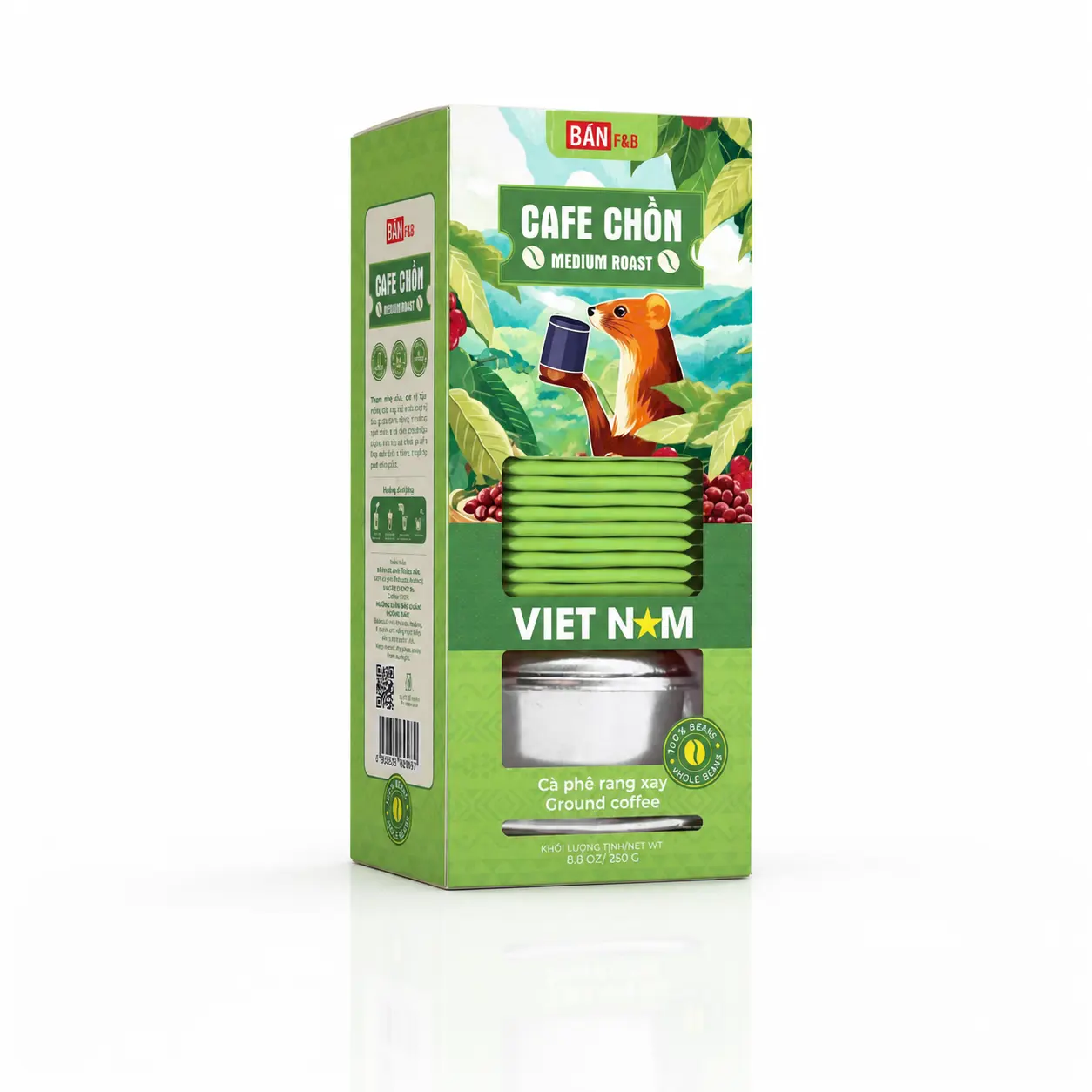 Cà phê bản coffee 3IN1 gu đậm 200g