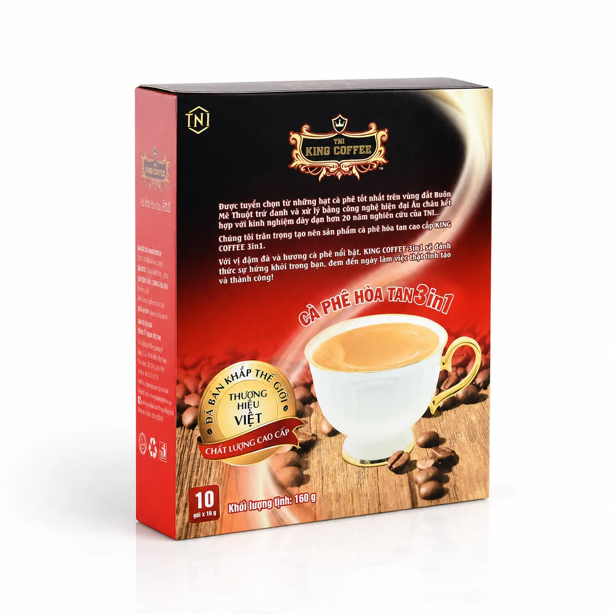 Cà phê King Coffee 3IN1 320g King Coffee 3