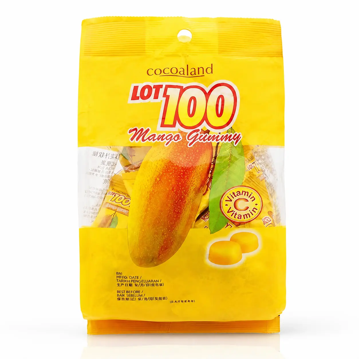 Kẹo LOT100 gói 320GX12 xoài LOT100