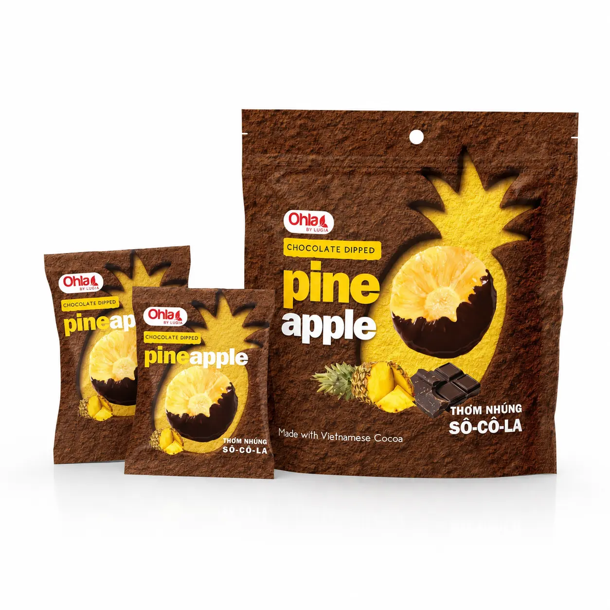 Dứa nhúng socola ohla 100g*50 gói