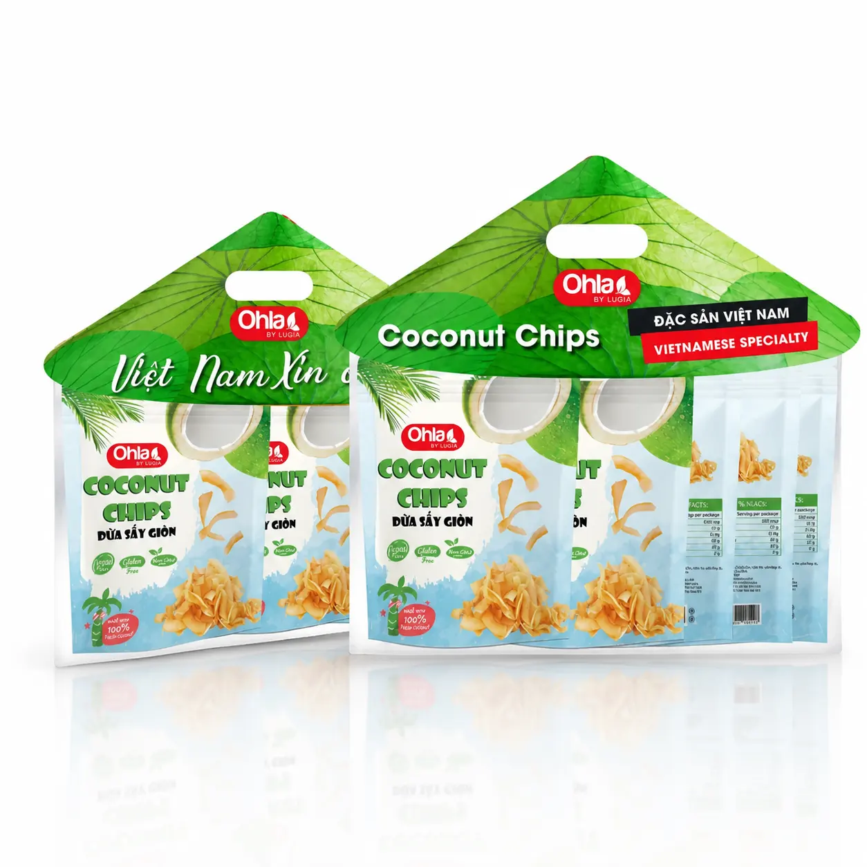 Combo Nón Lá Dừa 5*50g Ohla (