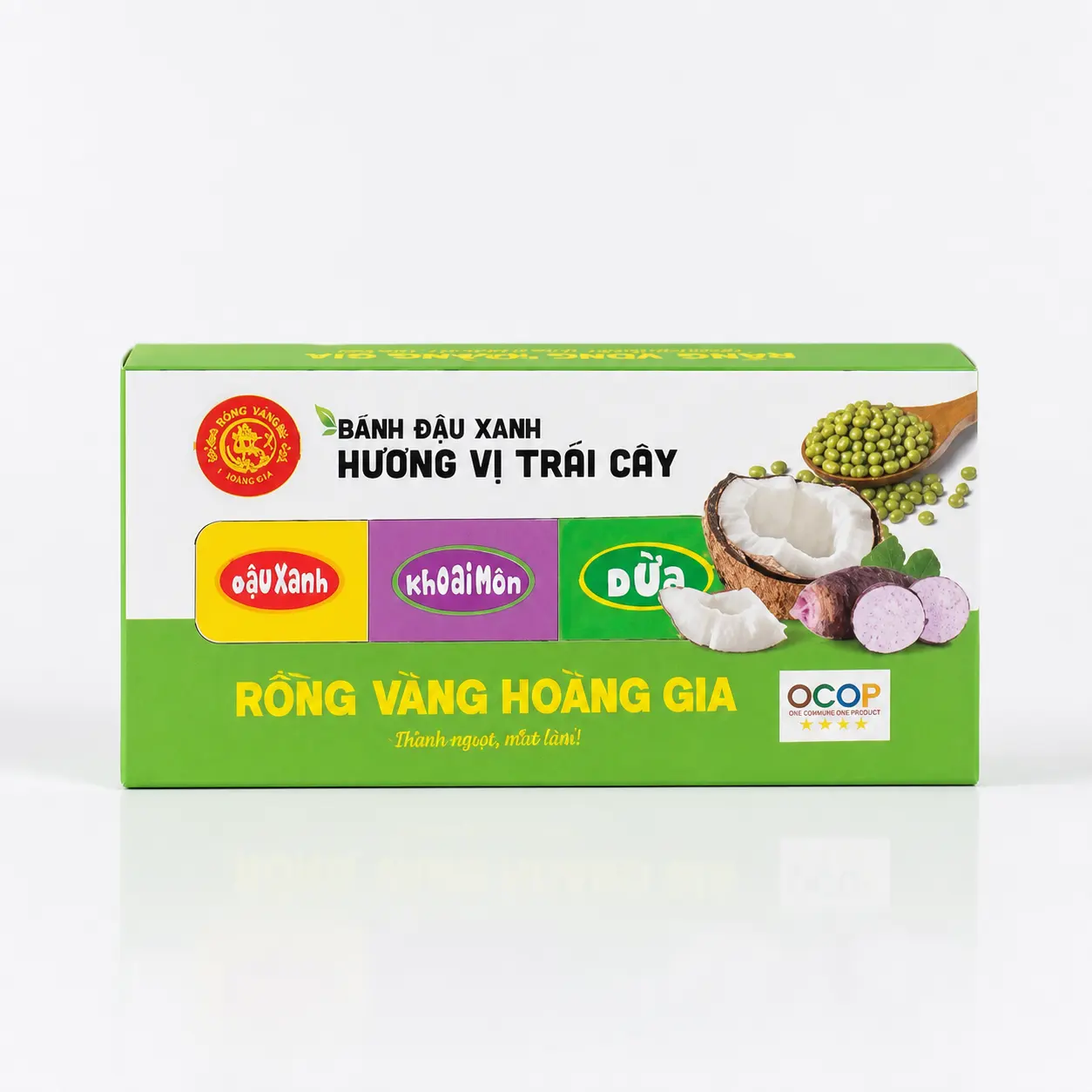 Bánh đậu xanh trái cây 200g