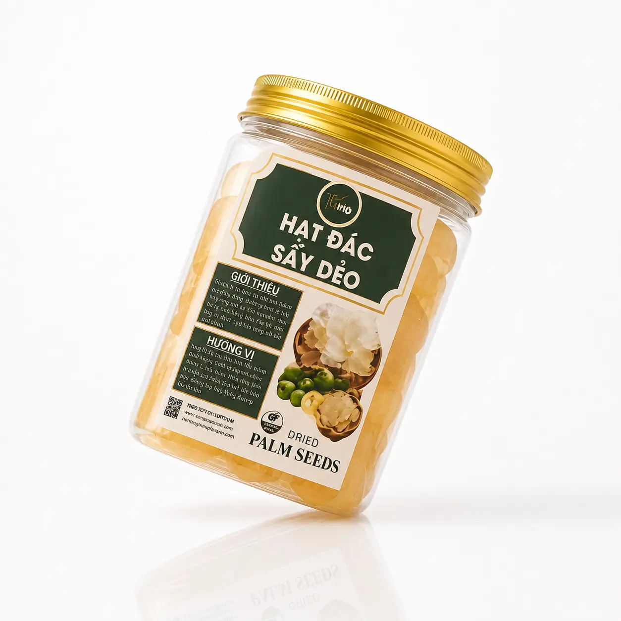 Hạt đác sấy dẻo Măng Đen