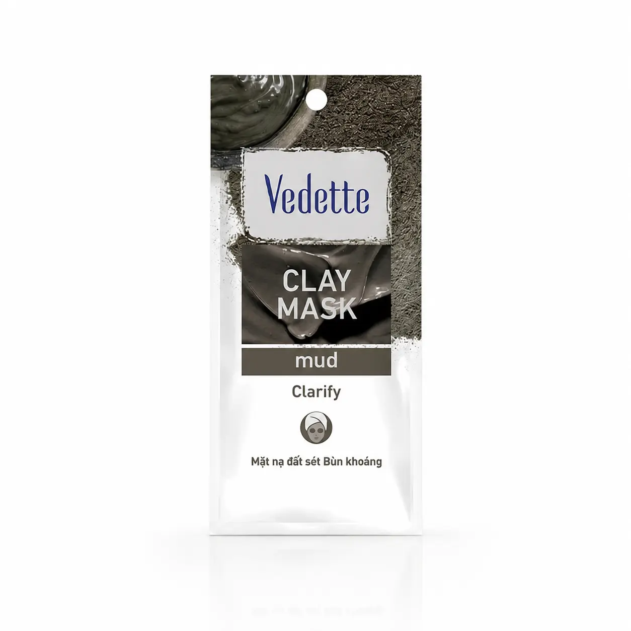 Mp Vedette mặt nạ đất sét Vedette bùn khoáng 12GR