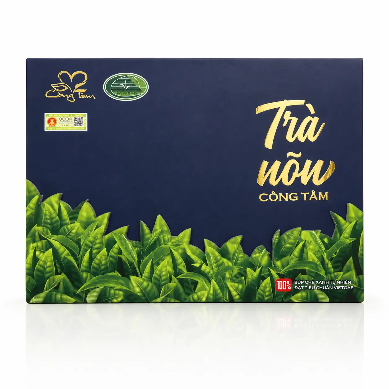 Trà thái nguyên set hộp xanh cứng