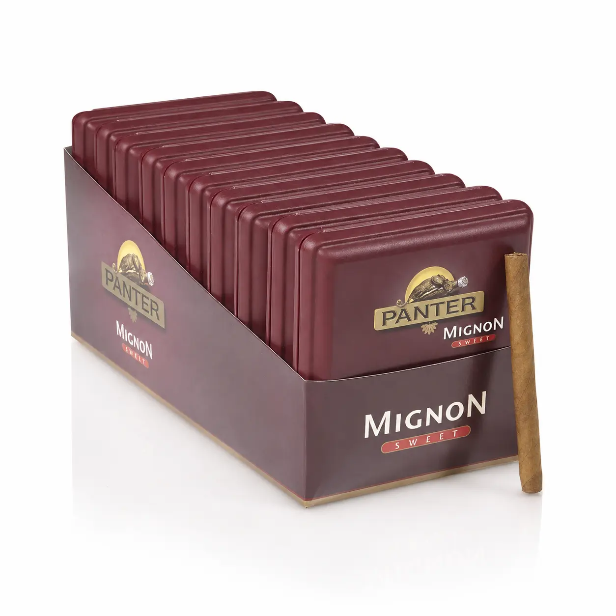 Xì gà mini panter hộp 20 điếu màu tím mận vị vani- mùi đậm