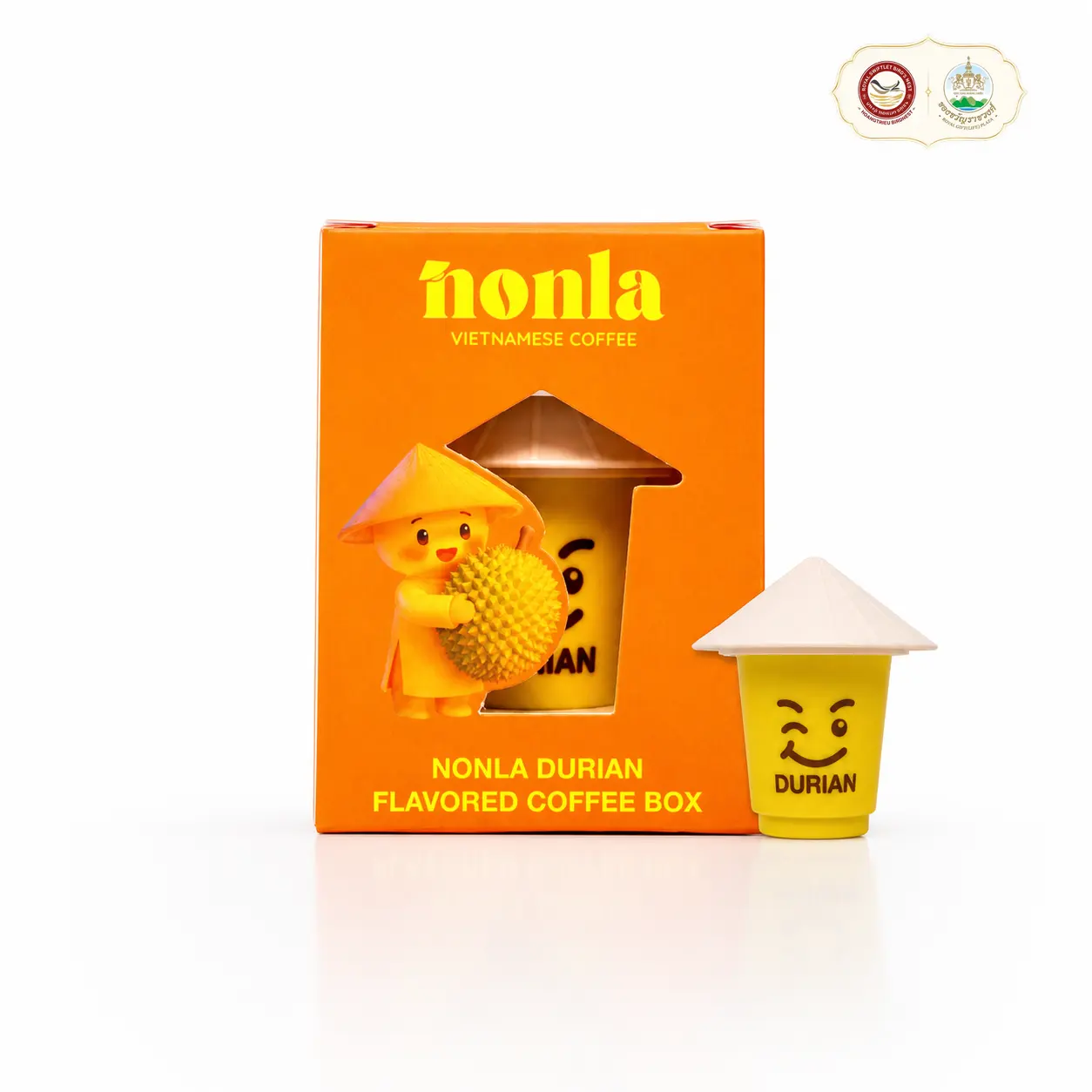Hộp cà phê Nonla 1 viên vị Sầu riêng Nonla