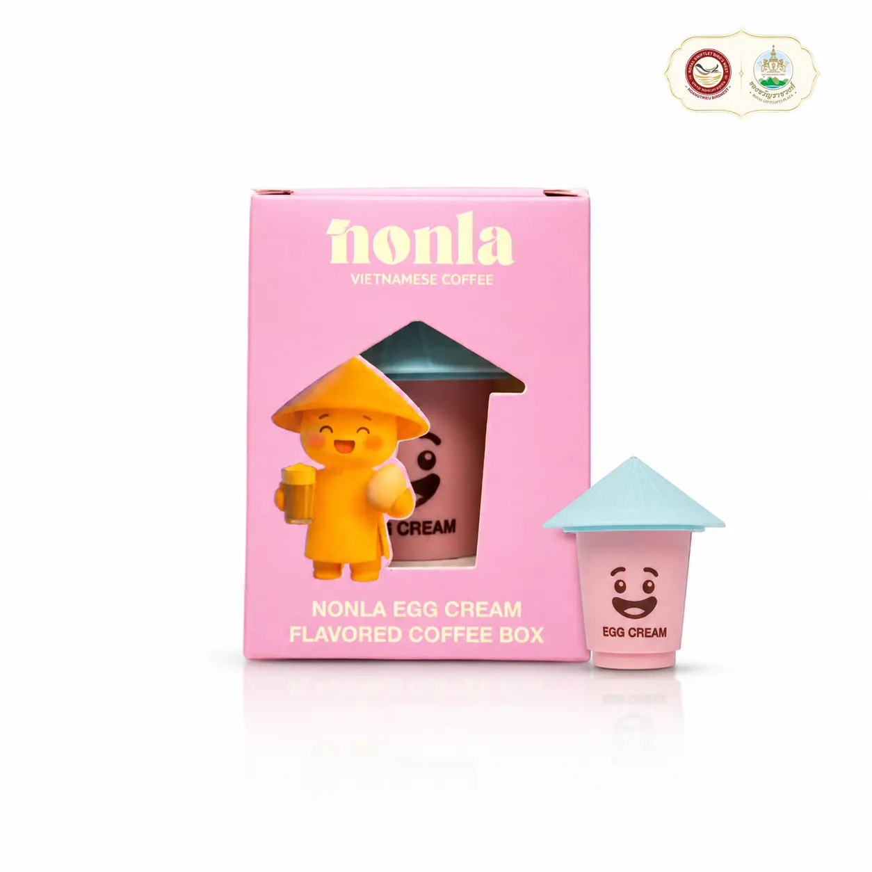 Hộp cà phê Nonla 1 viên vị Kem Trứng Nonla