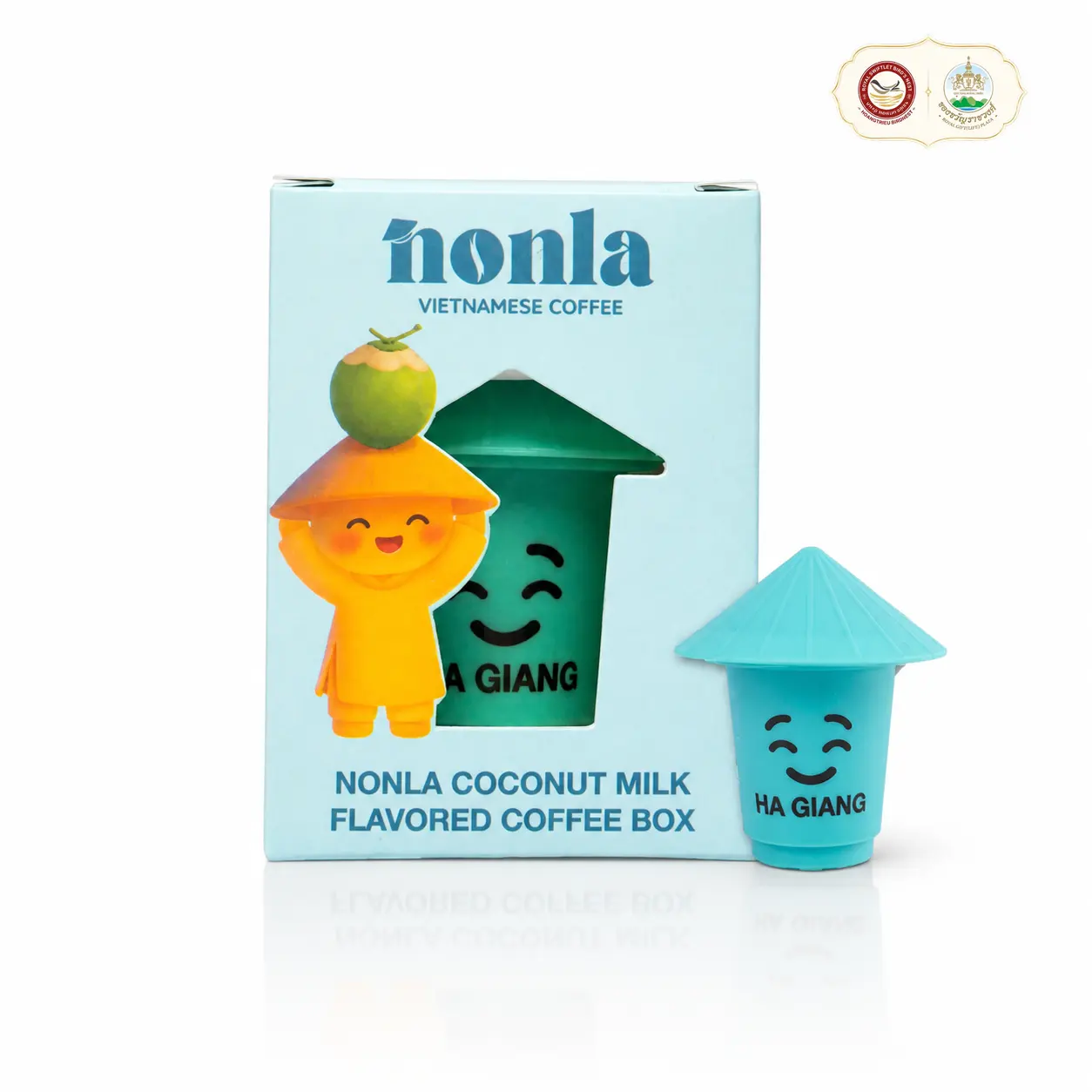 Hộp cà phê Nonla 1 viên vị Sữa dừa Nonla